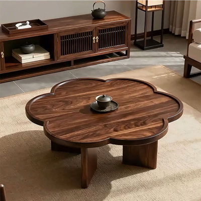 New Chinese-style solid wood coffee table
