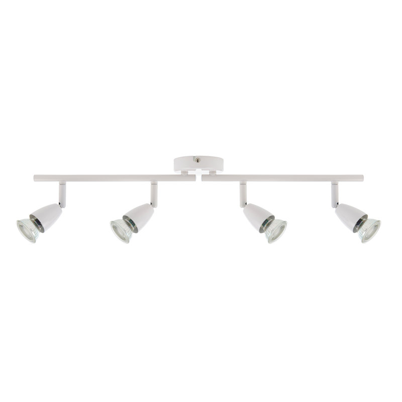 Eichler Semi Flush Mount, Gloss White