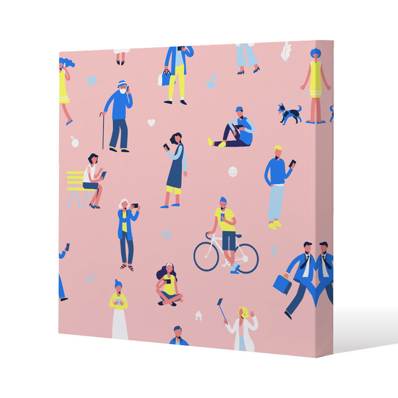 No Title by Andrew Lee - Wrapped Canvas Print, 77cm H x 77cm W x 4cm D