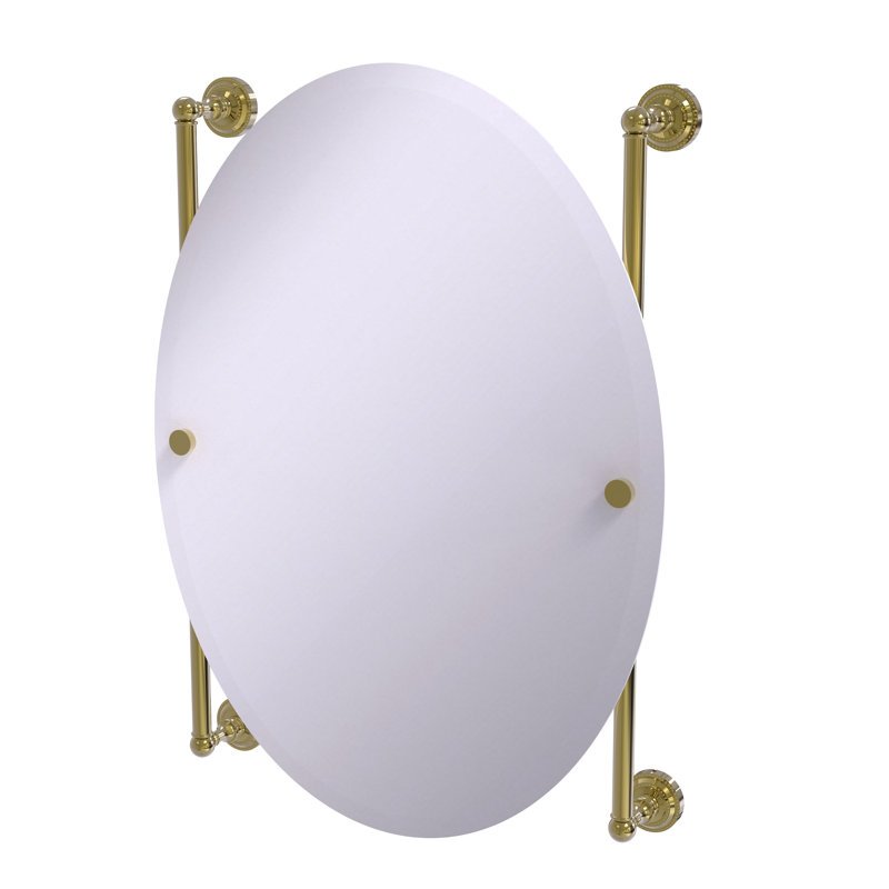 Marchmont Wall Mirror, Unlacquered Brass