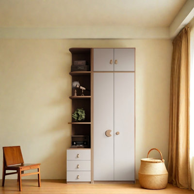 Simple And Modern Solid Colour Wardrobe