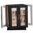 FCH Quad View With Storage 5 Drawers Rotatable Black Cabinet Pink Velvet Jewellery Case