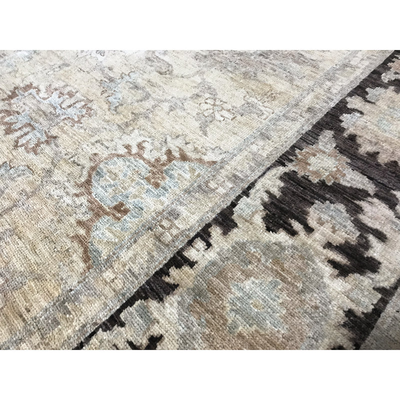 Hand-Knotted High-Quality Brown/Gray/Black Area Rug