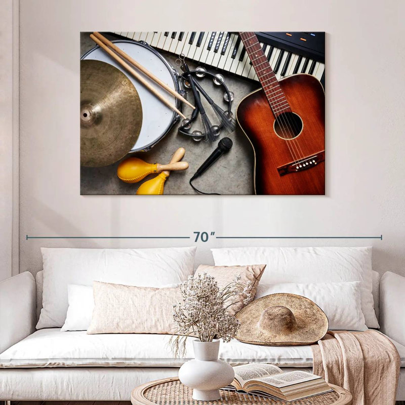 Abarca Musical Instruments Medley, 32" H x 48" W