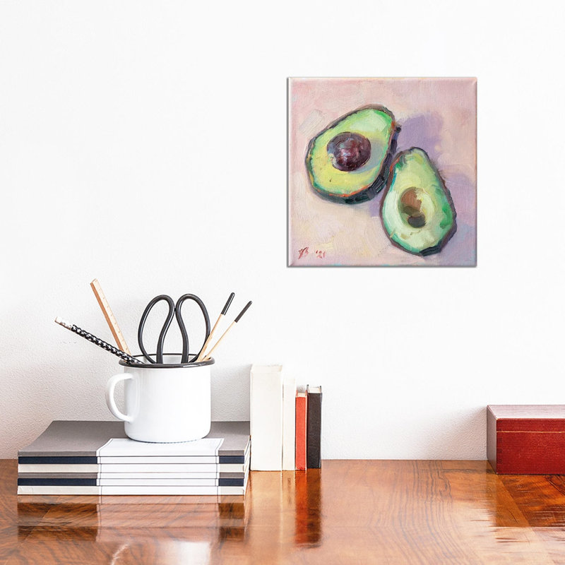 Avocado 1 Piece Wrapped Canvas Painting, 30.48 cm H x 30.48 cm W
