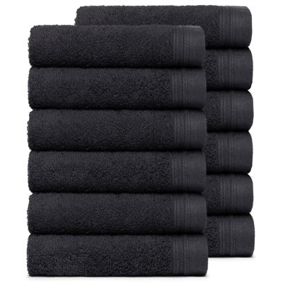 Graciela 12 Piece 100% Cotton Washcloth Set