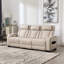 Faux Leather Electric Reclining Sofa-322596714-322595988