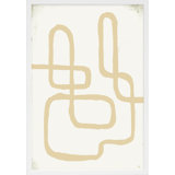 Line Works In White 1 Painting by StudioM