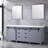 Marsyas 80 in W x 22 in D Double Bath Vanity and 30 in Mirrors-113388994-113388993