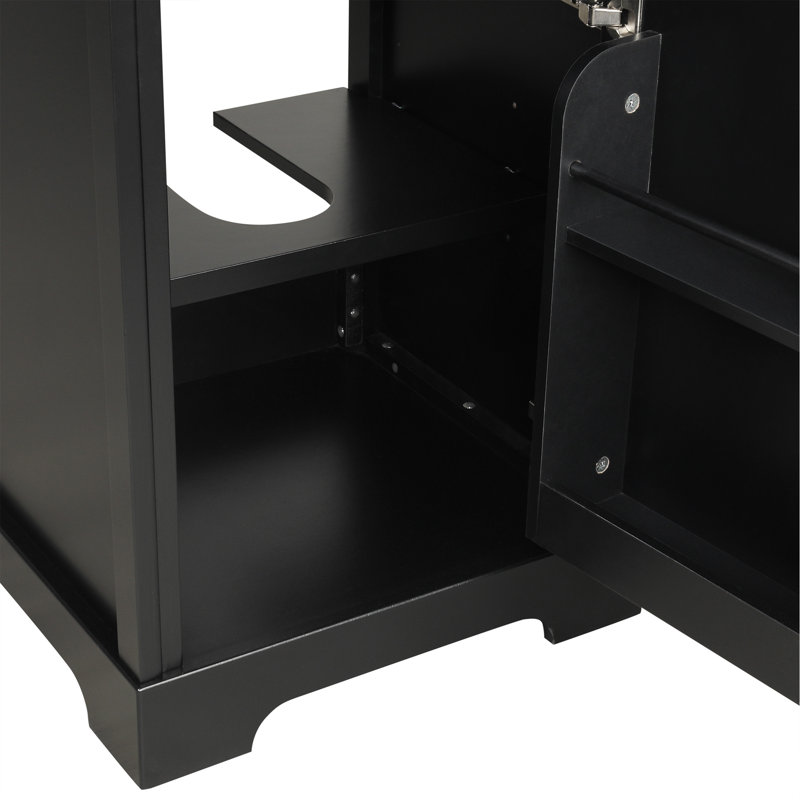 Meuble-lavabo élégant avec lavabo, rangement spacieux et caractéristiques de qualité supérieure pour une salle de bain fonctionnelle et magnifique.