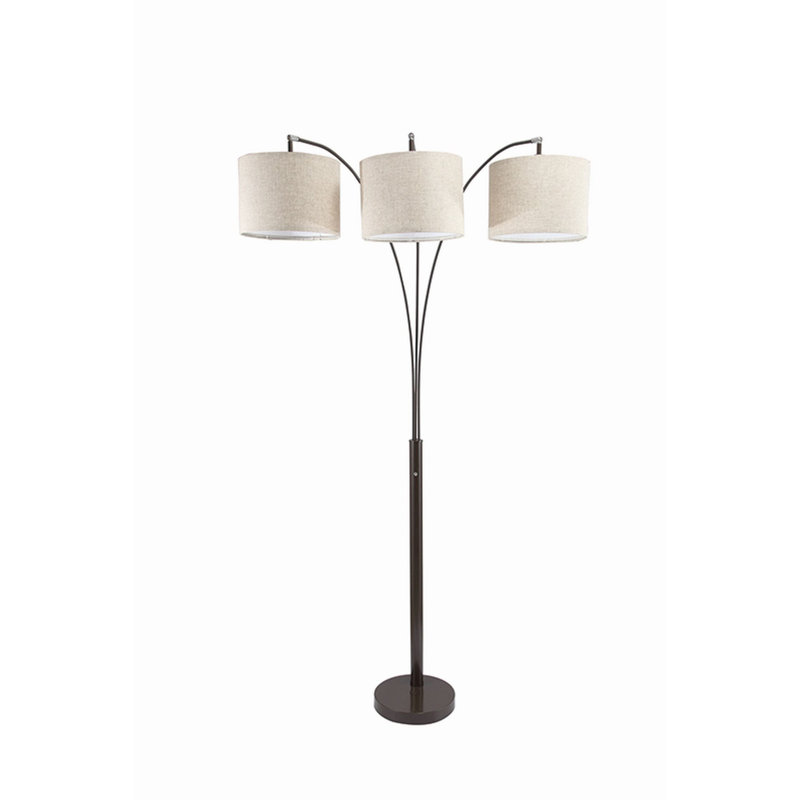 Sakas 84'' Bronze Arched Floor Lamp
