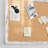 Mattson Commercial Wall Mount Framed Linen Board with Included Wooden Push Pins-91483721-91483719