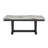 Panda Oceanic Black Dining Table and (4) Grey Dining Chairs