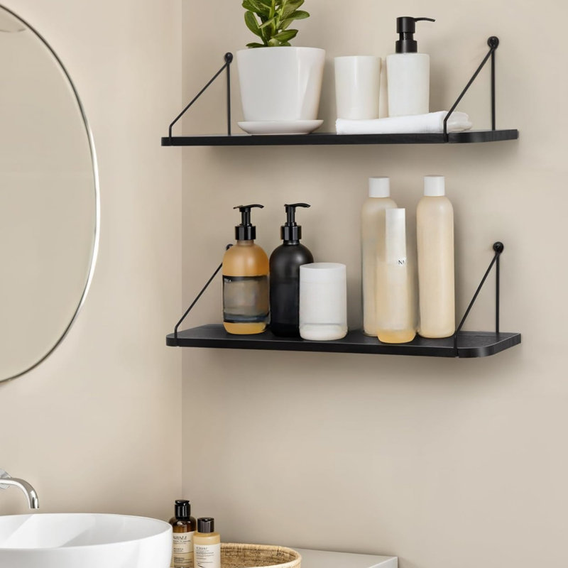 Wood Corner Shelf
