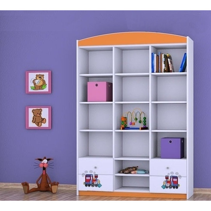 Sara 183cm H X 132cm W Kids Cube, Orange