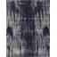 Shibori Hand Knotted Wool Abstract Area Rug in Blue/Ivory-2061678913