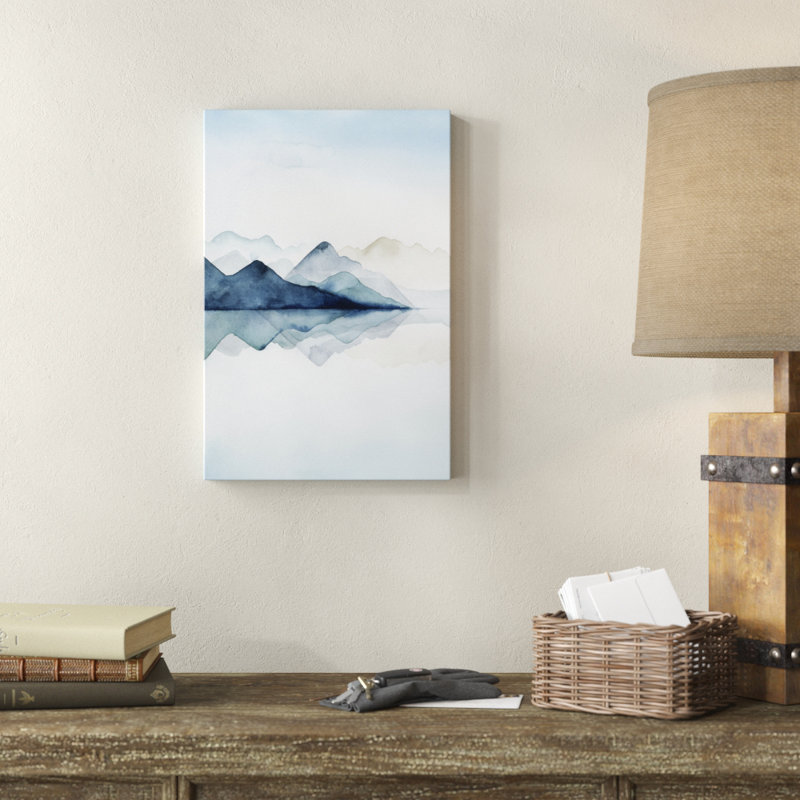 Glacial I par Grace Popp - Peinture sur toile, H 30 po x l 20 po