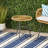 Side Table With Fashionable Look Weave