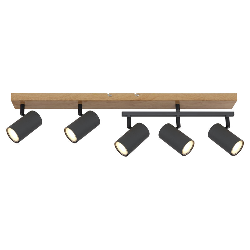 Christene Spotlight, Grey, Satin Black