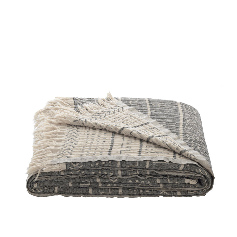 Premium 100% Cotton Sofa Cover, Anthracite, 51.2 x 67.0 inches | Heavyweight 12 oz/sq yd, Machine Washable at 104°F | Durable, Stylish Protection for Your Sofa, Perfect for Modern Living Rooms