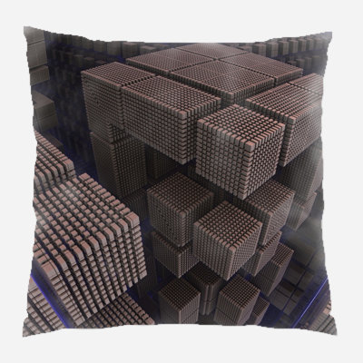 Block Throw Pillow