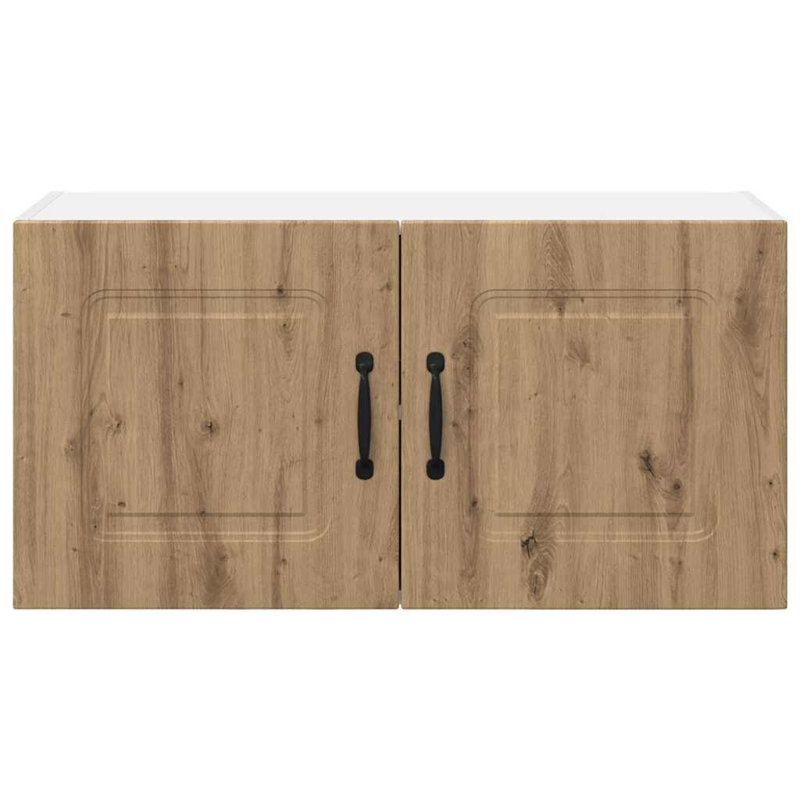 Vidaxl Kitchen Wall Cabinet With Shelf Grey Sonoma 80 X 31 X 40 Cm, 40cm H x 80cm W x 31cm D, Artisan Oak