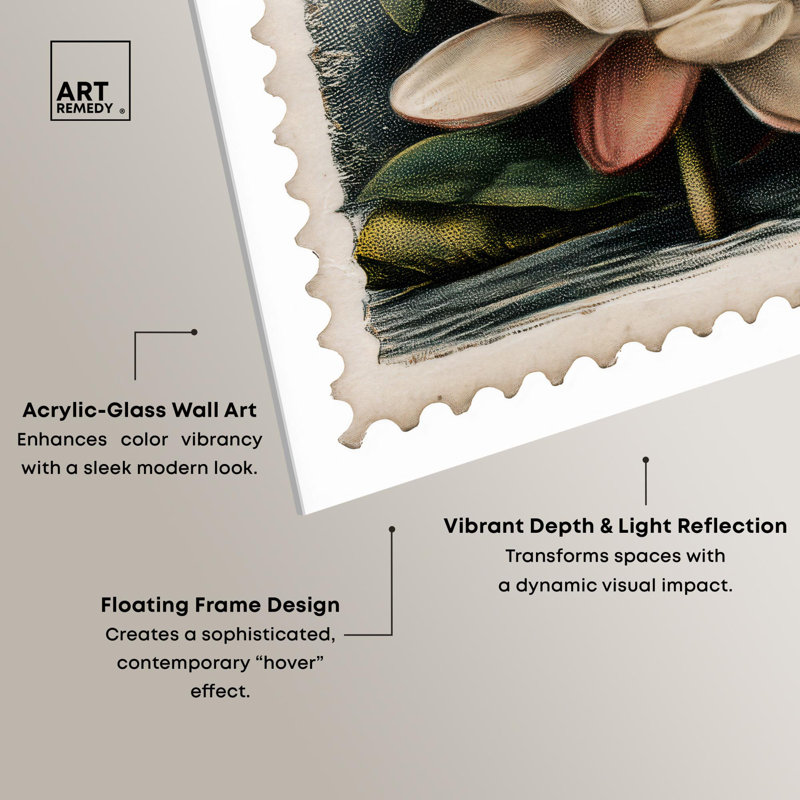 Impression sur toile, "Postale Bloom II" par Art Remedy, H 12 po x l 12 po
