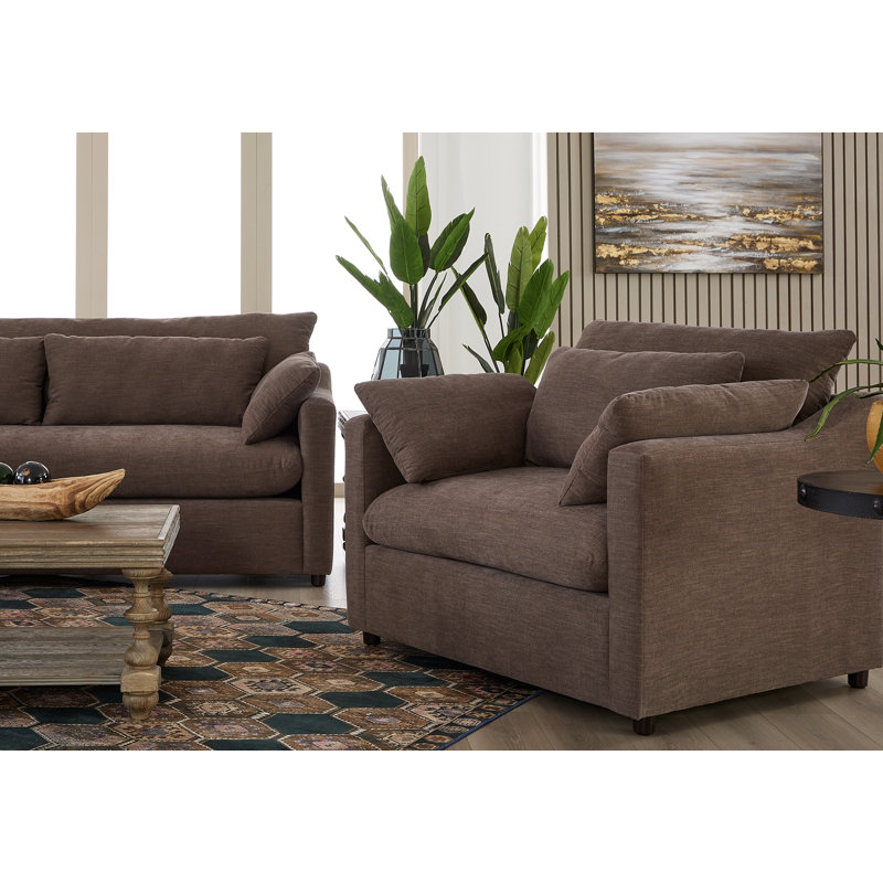  Fauteuil rembourré 16500, espresso Lilou, Lilou espresso