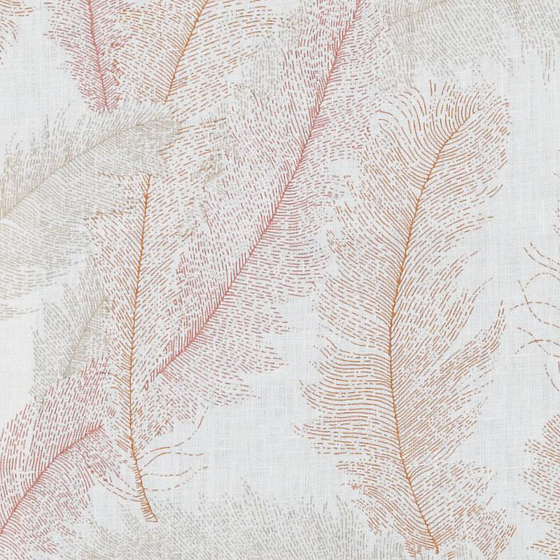 Tissu fantaisie Sandrine, Corail