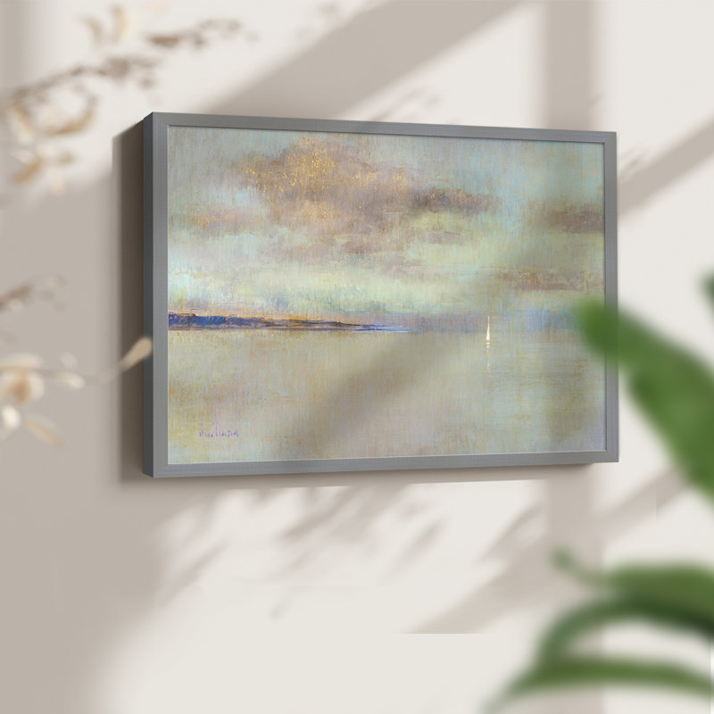 August Morning -Framed Print - Restickable, Gris, H 11 po x l 14 po