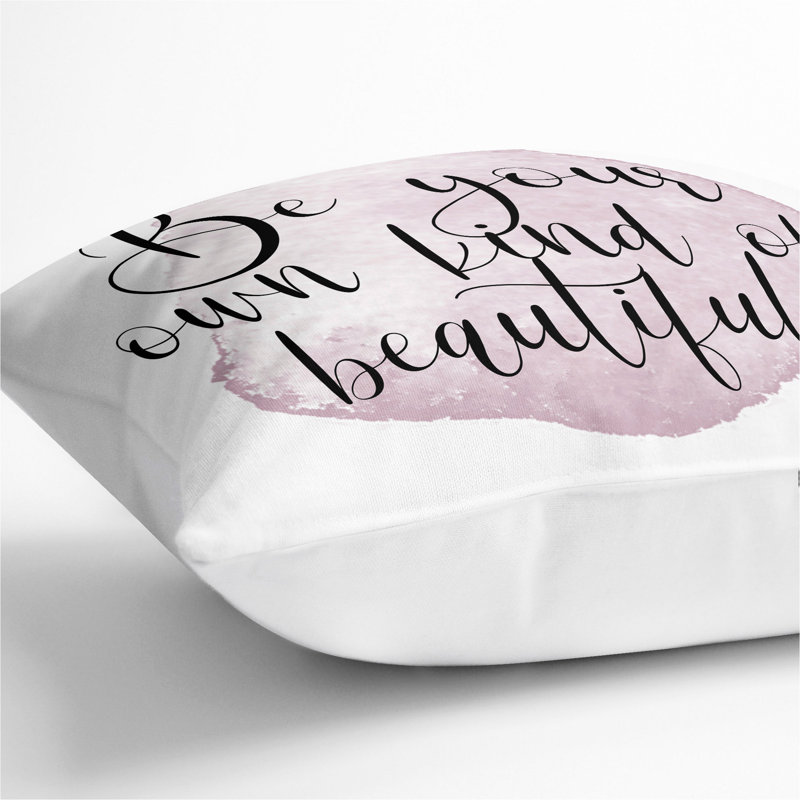 Square Cushion, 40cm H x 40cm W x 15cm D, White