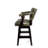 Trophy Tufted Green Swivel Bar Stool Upholstered Leather 26"-61924289-61558328