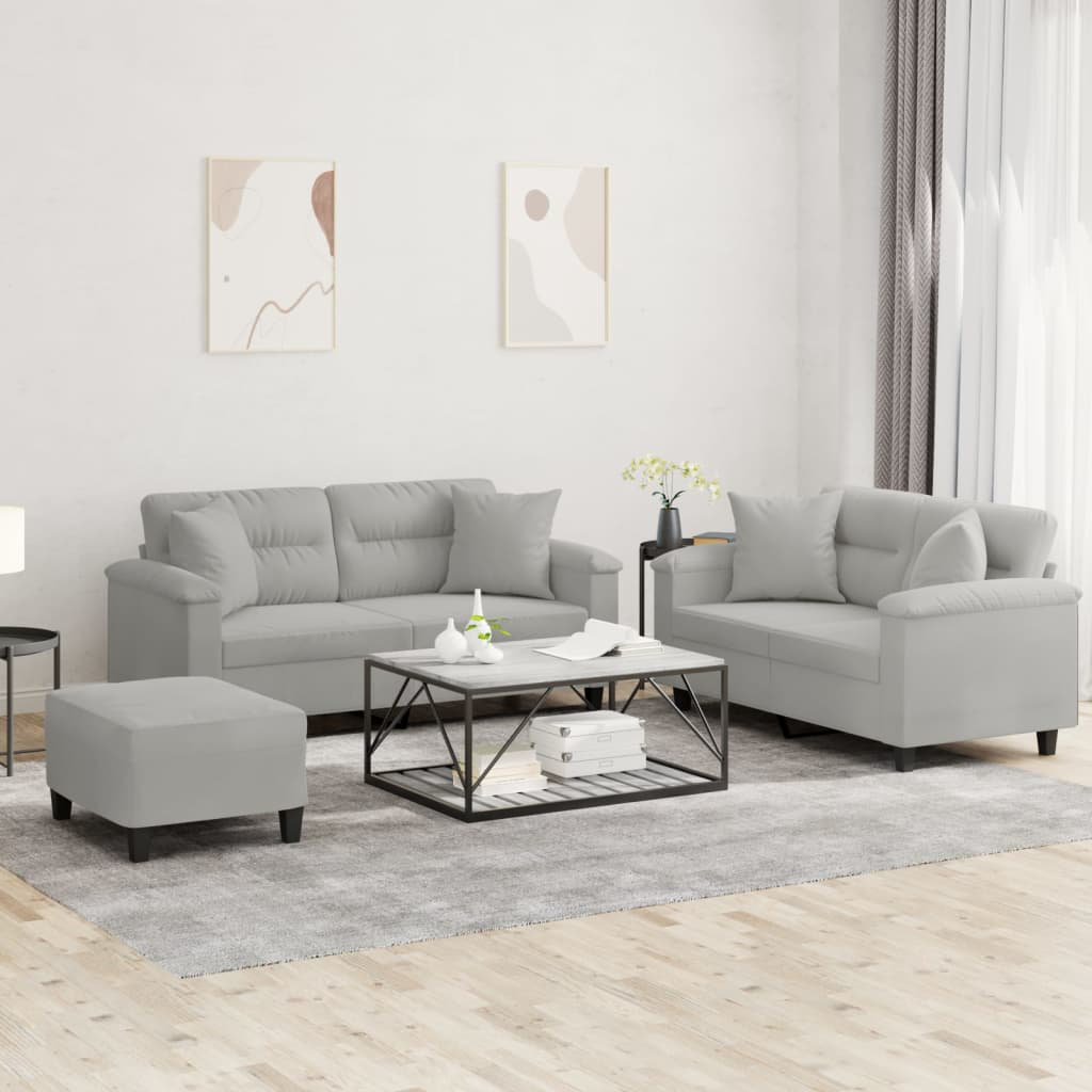 3-tlg. Sofa-Set Rafat