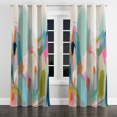Aurita - Modern Blackout Grommet Curtain - 1 panel