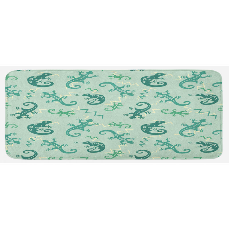 Tapis de cuisine reptile
