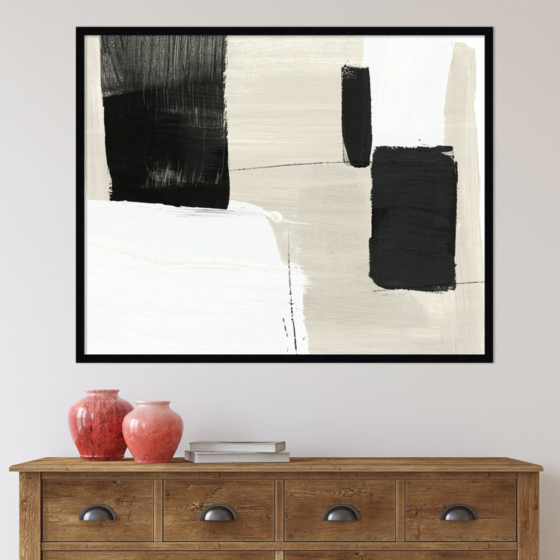 " Checkmate " by PI Studio, 41" W x 33" H, Black Framed