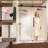 56" - 60" W X 76'' H Frameless Single Sliding Shower Door Bypass Matte Black Glass Door Alcove Bathroom Shower Door with Clear Tempered Glass