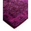Overdyed Hand-Knotted Wool Modern-Contemporary Purple Runner 2' 7" x 7' 1"