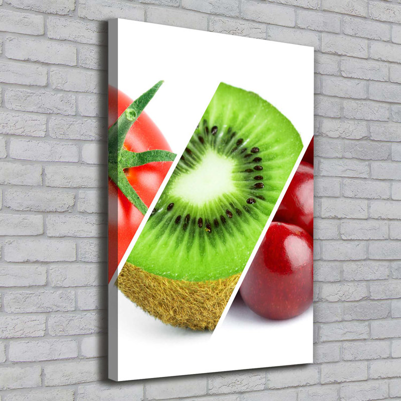 Vegetables And Fruits - Wrapped Canvas Print