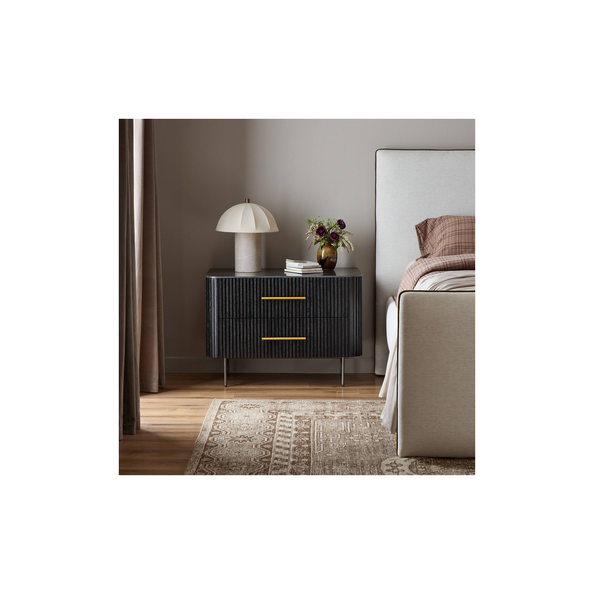 Westlake 2 - Drawer Nightstand, Black