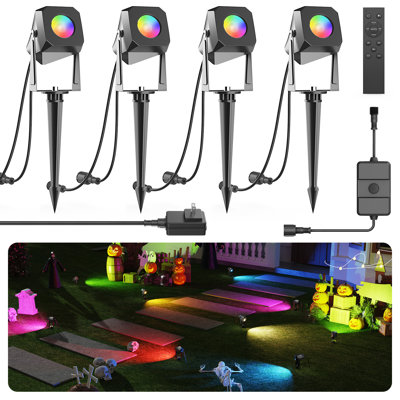RGBW LED Landscape Spotlight With Remote Control
