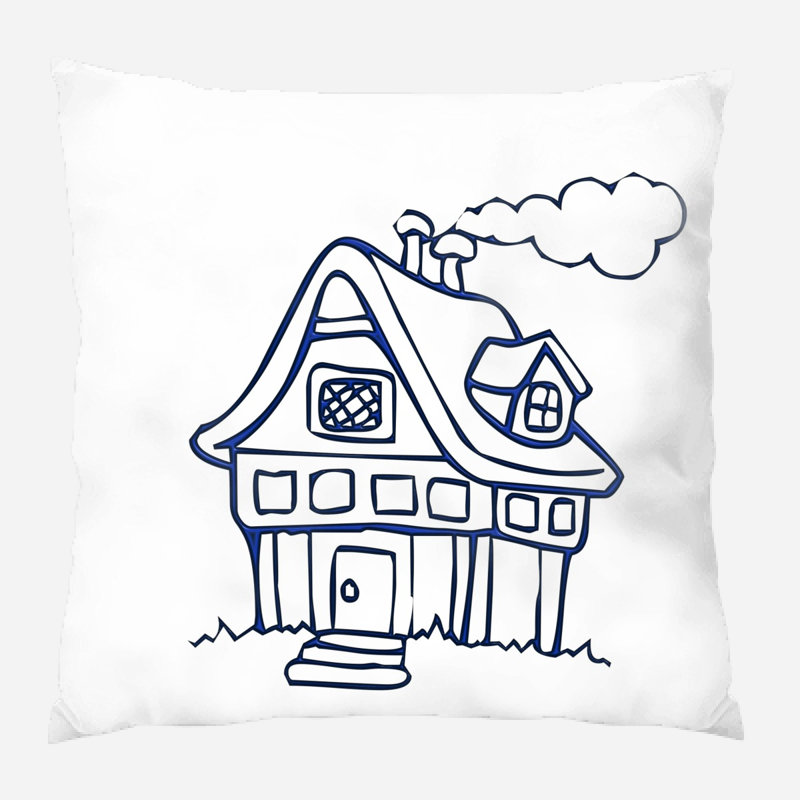 Housse et insert de coussin carré extérieur Edgeworth House, Microsuède, Intérieur