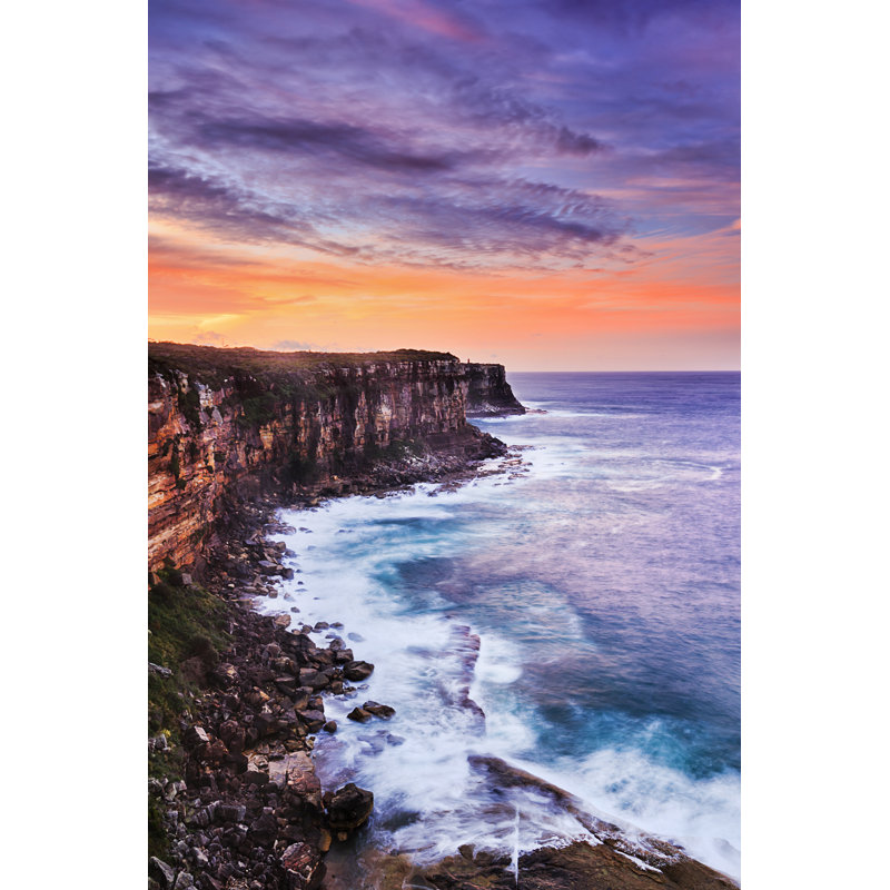 Sky And Head Cliff - Wrapped Canvas Print, 46cm H x 30cm W x 3.8cm D