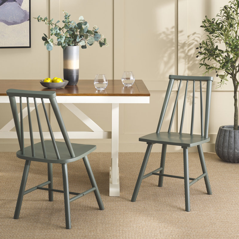 Chaise de salle à manger Analin, Vert foncé