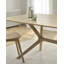 X Solid Oak Dining Table-98304953