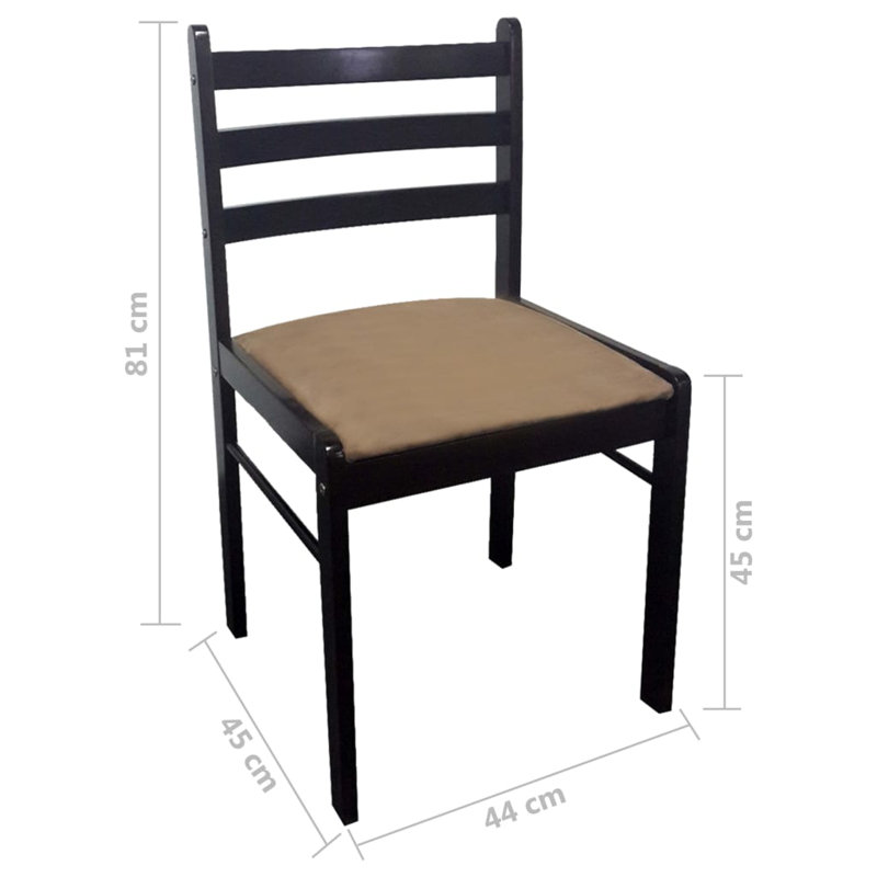 Chaise d'appoint Malikaih, Noir