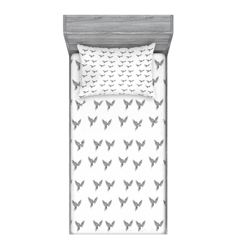 Microfiber Sheet Set, Twin XL Sheet Set with Fitted Sheet