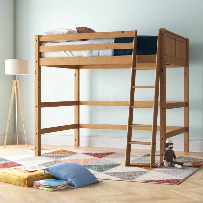 Snari Loft Bed, Natural, Full