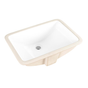 Winfield Products 15'' Gloss Vitreous China Rectangular Bathroom Sink with Overflow