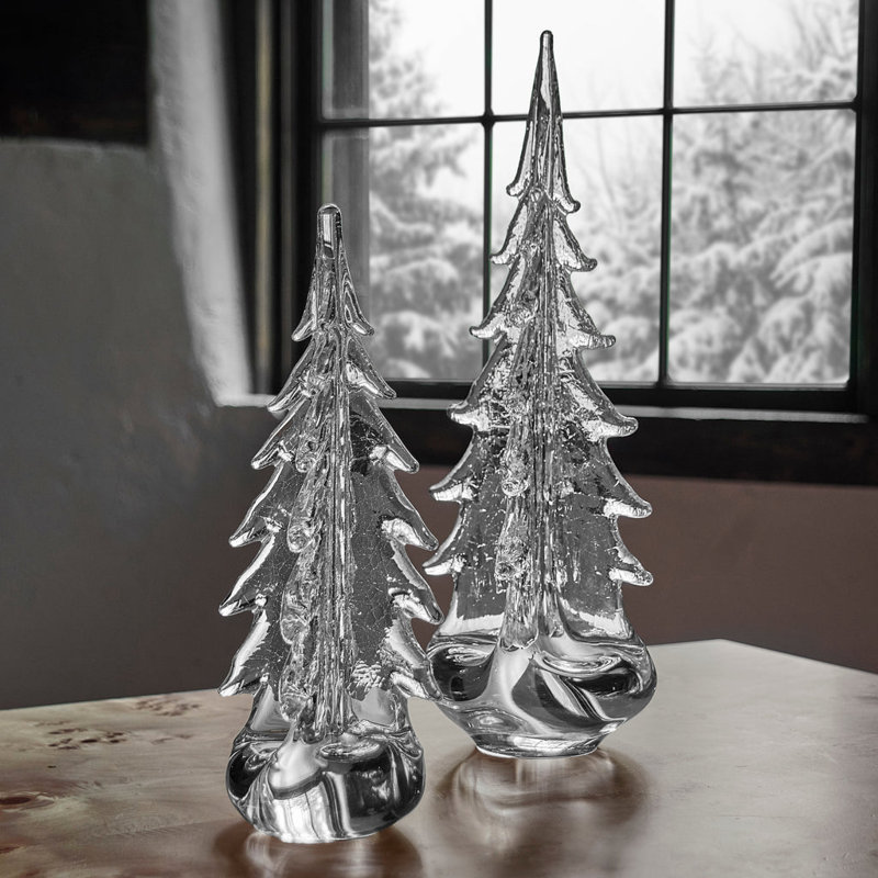 Crackle Four Sided Evergreen, 16 Inch